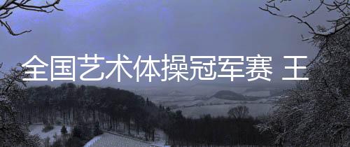全國藝術體操冠軍賽 王子露包攬個人單項4金