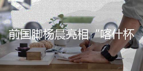 前國腳楊晨亮相“喀什杯” 寄語新疆青少年勇敢追夢