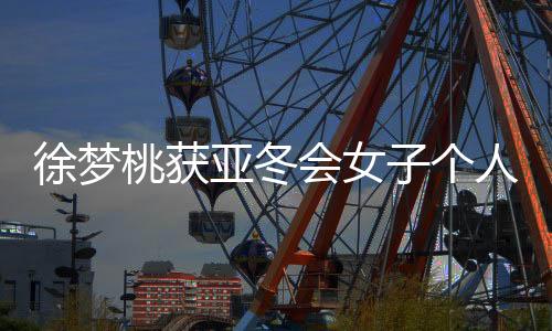 徐夢桃獲亞冬會女子個人空中技巧冠軍：給自己打95分