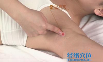 極泉穴的準(zhǔn)確位置圖