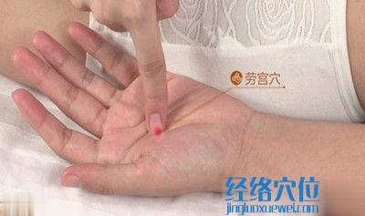 勞宮穴的準(zhǔn)確位置圖