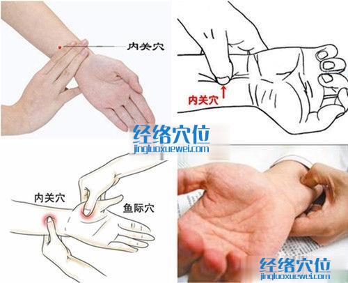 內(nèi)關(guān)穴位位置圖（高清圖組）