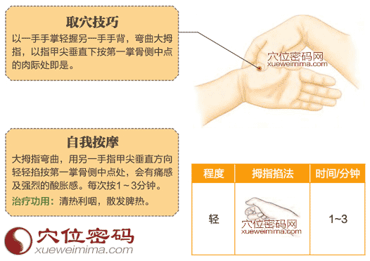 高清圖解魚際穴