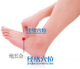 地五會穴位位置圖