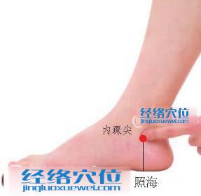照海穴位位置圖