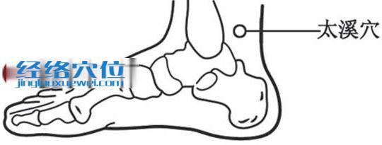 太溪穴位圖