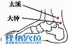 大鐘穴位位置圖