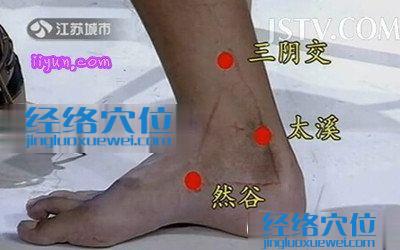 然谷穴的位置圖