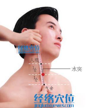 水突穴位位置圖