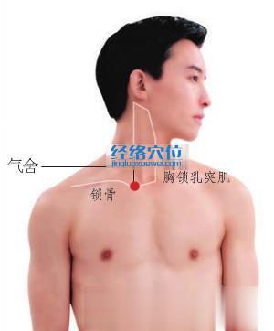 氣舍穴位位置圖