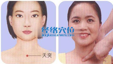 天突穴位位置圖