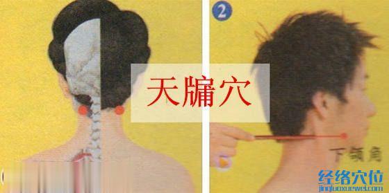 圖解天牖穴的位置