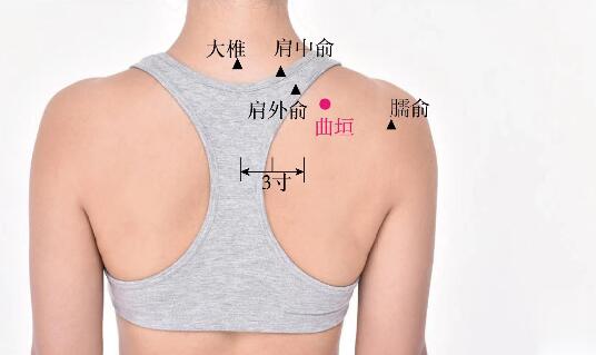 肩外俞的準(zhǔn)確位置圖及功效視頻位位置圖