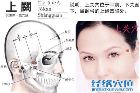 上關穴位圖