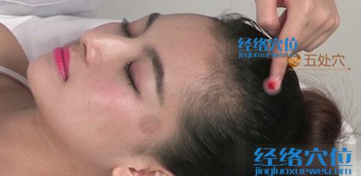 五處穴的準(zhǔn)確位置