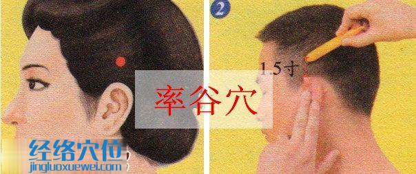 率谷穴位位置圖