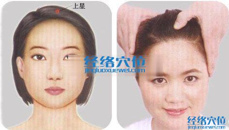 按摩上星穴的方法圖解