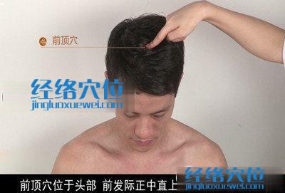 前頂穴位位置