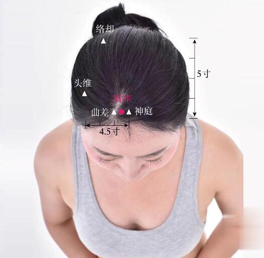 眉沖的準(zhǔn)確位置圖及功效視頻位位置圖