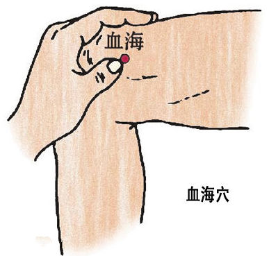 血海穴的位置圖