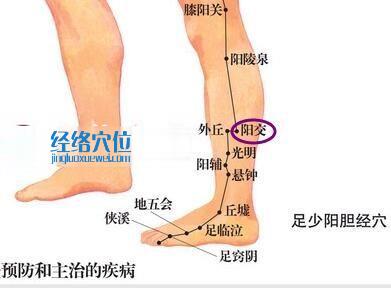 陽交穴位圖