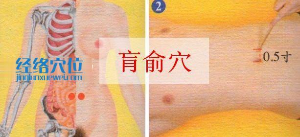 肓俞穴的準確位置圖