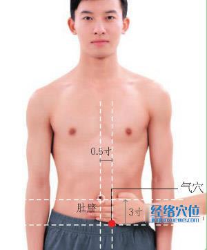 氣穴位位置圖