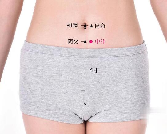 中注的準確位置圖及功效視頻位位置圖