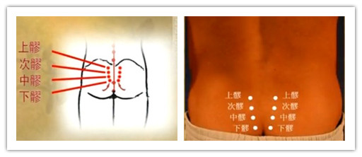 八髎穴的位置圖