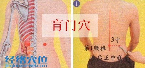 肓門(mén)穴位位置圖