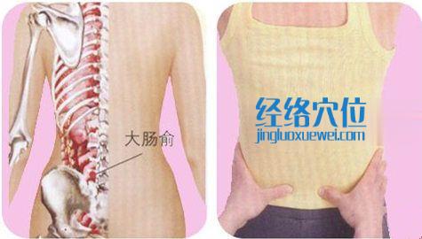 大腸俞穴的準(zhǔn)確位置圖