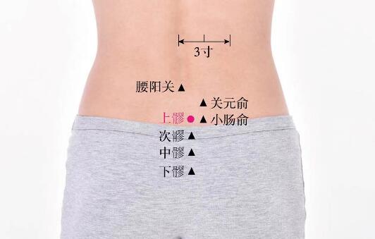 上髎的準(zhǔn)確位置圖及功效視頻位位置圖