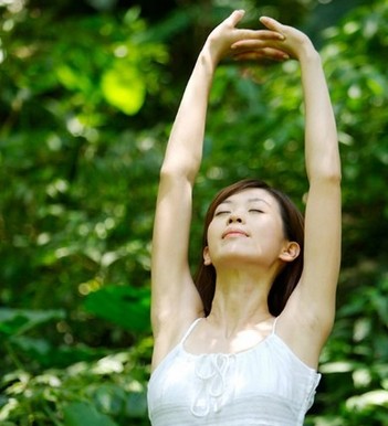 深呼吸練習 養(yǎng)肺防感冒