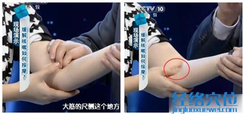 尺澤穴的準(zhǔn)確位置圖